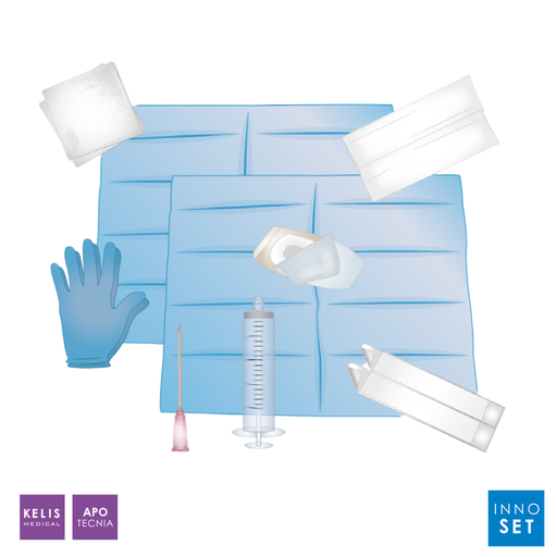 [PE-VVP-01SV] Set de pose du cathéter et préparation branchement immédiat de perfusion | INNOSET